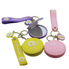 WSNBWYE New Fashion Creative Cute Keychain For Makeup Mimi Good Quality Pvc Mirror Keychain 