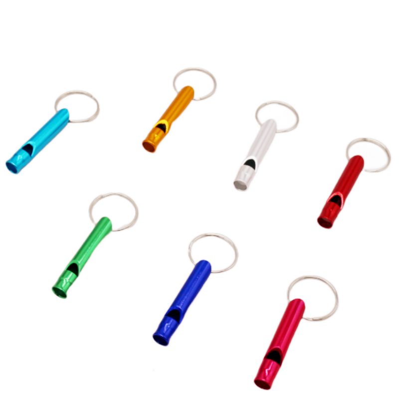 WSNBWYE Aluminum Alloy Mini Keychain Whistle Sports Cheap Price Custom Metal Key Ring Stainless Whistle For Men