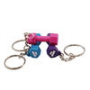 Wsnbwye Metal Spinning Keychain Custom Round Metal Souvenir Custom LED Gift Anime Dumbbell Metal Keychain