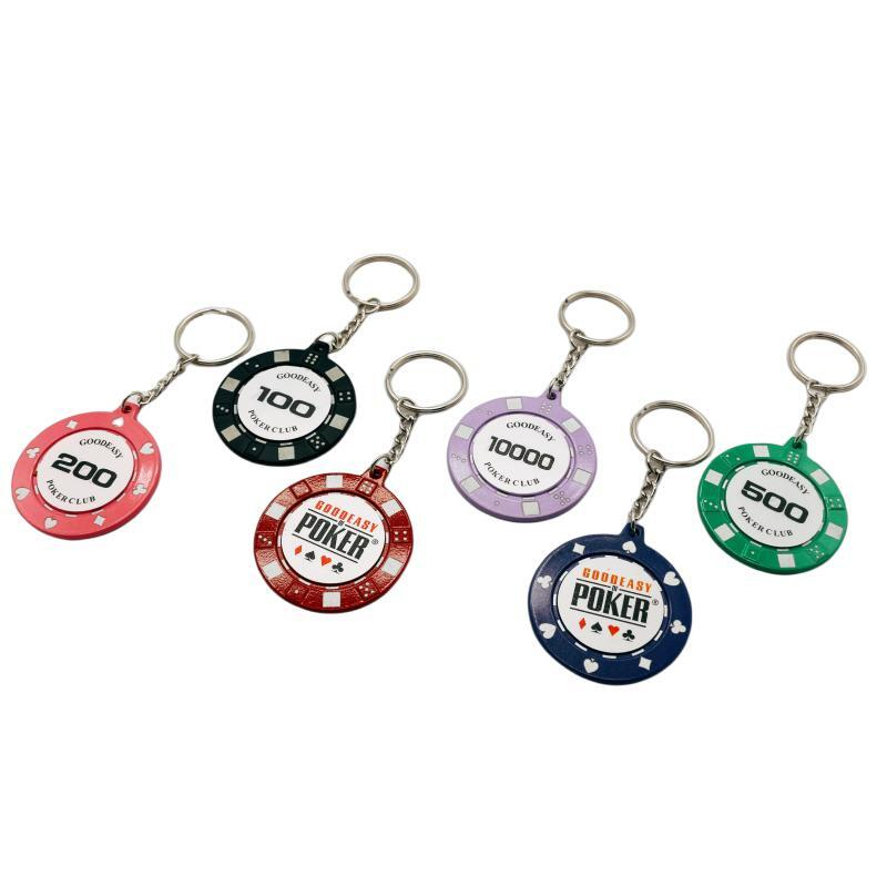 Customized Logo Plastic Coin Golf Marker Disc Bingo Chip Pieces Gift Anime Sublimation Coin Chips Keychain