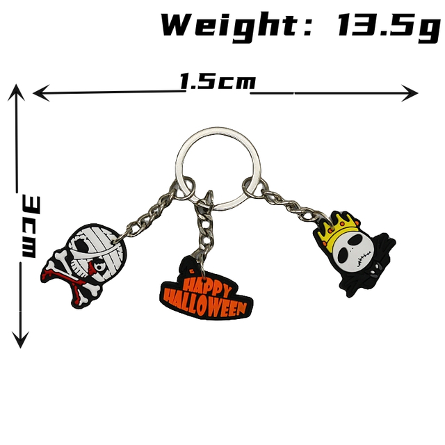 Themed Metal Gift Sublimation Fan Anime Keychains For Promotional Gift Key Chain Dog Custom Halloween