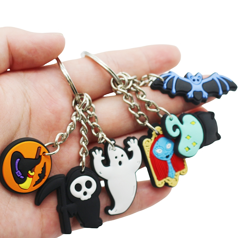 Themed Metal Gift Sublimation Fan Anime Keychains For Promotional Gift Key Chain Dog Custom Halloween