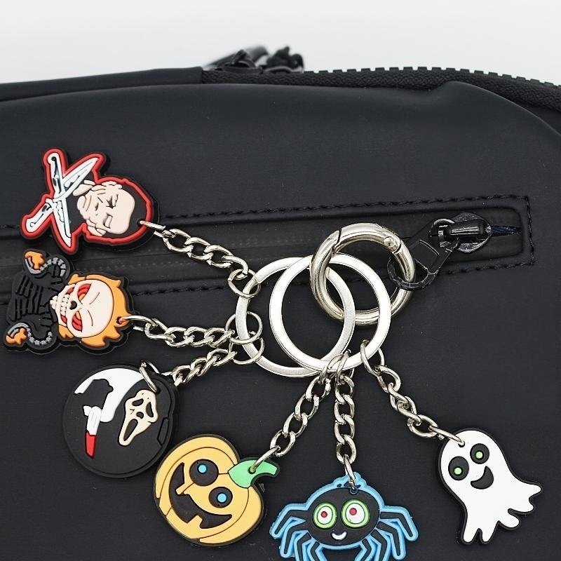 The Nightmare Before Christmas Jack Skellington Key Chain 3d Doll Pendant Halloween Party Keychain Gift Keychains