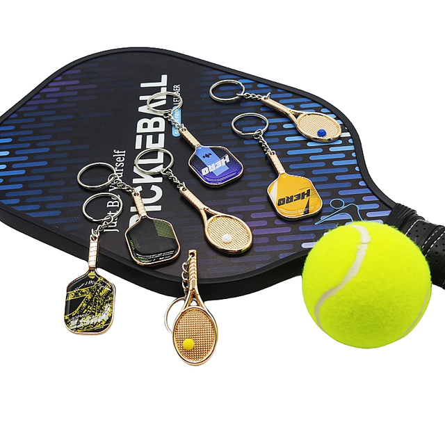Wsnbwye pickleball paddle cover neoprene Rushed ALLOY Custom 3d Die Cut Rubber Keychains-uv China Rubber Anime Keychain