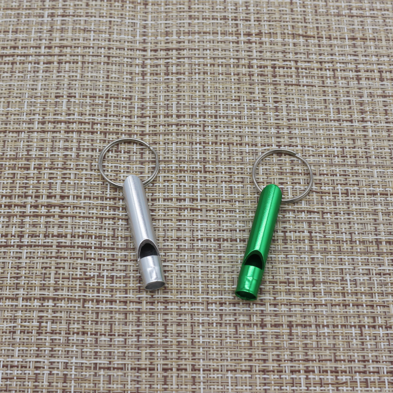 WSNBWYE Beautiful Aluminum Whistle Design Logo Keychain Gift Car Key Chain With Metal Key Ring
