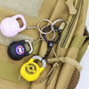 Wsnbwye Keyring Fitness Sports Equipment 3d LED Anime Fan Gift Key Organizer Barbell Dumbbell Rubber Bead Keychain