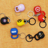 Wsnbwye Kettlebell Iron Gym Gift Anime Fan DIY Key Organizer Rubber Keychain Couple Steel Kettlebell Keychain