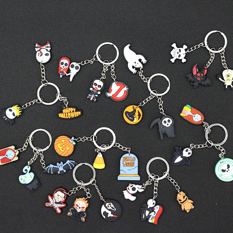 Halloweens Acrylic Key Chain Multi Style Key Chain Customized Design Gift Sublimation Fan Anime