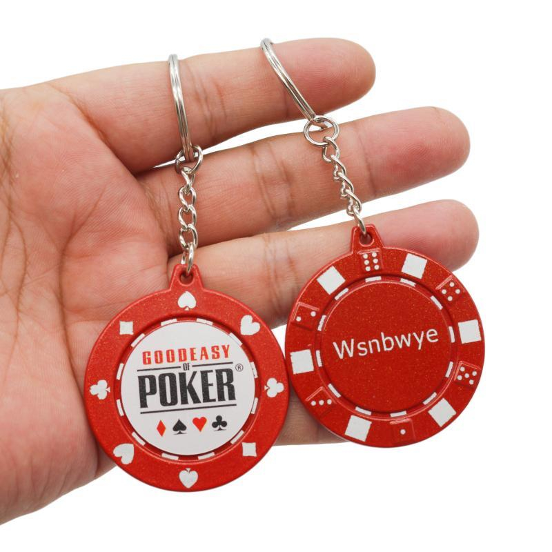 Supplier Hot Selling Smooth Game Currency Factory Custom Poker Chip Gift Anime Sublimation Coin Chips Keychain