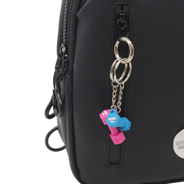 Wsnbwye Llaveros Cast Iron Barbell Weight Plates Gift Anime Sublimation Fan DIY Barbells Plate Rack Metal Barbell Keychain