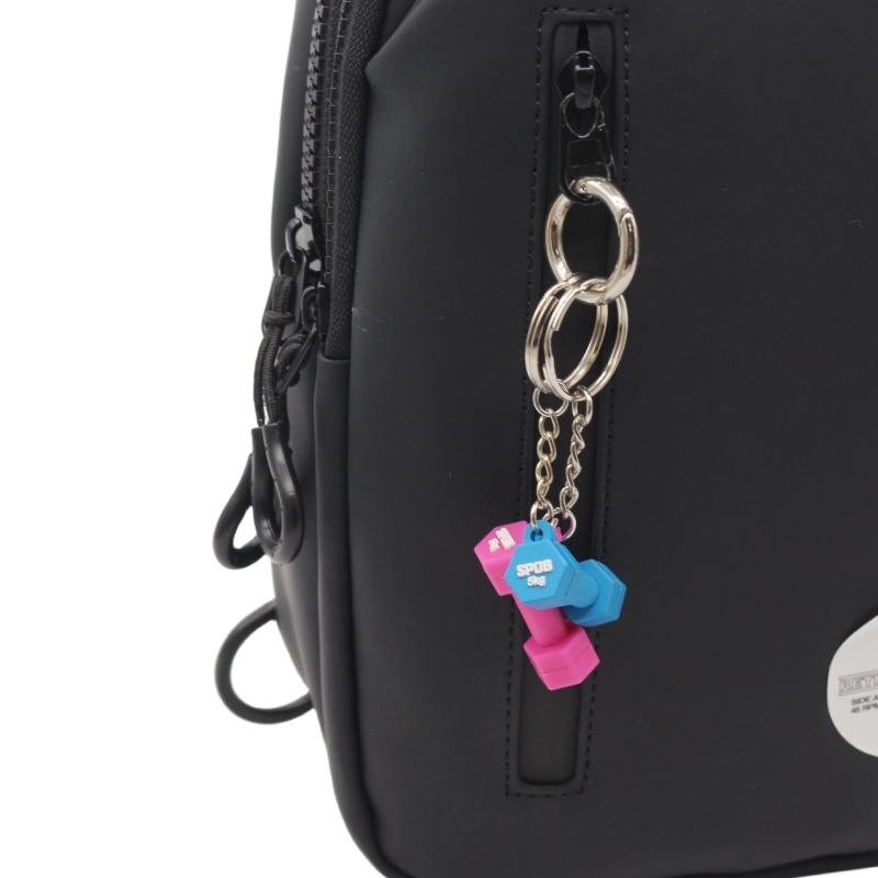 Wsnbwye Llaveros Color Weight Plates Gift Anime Sublimation Fan DIY Barbells Plate Rack Metal Grip Weight Plates Keychain