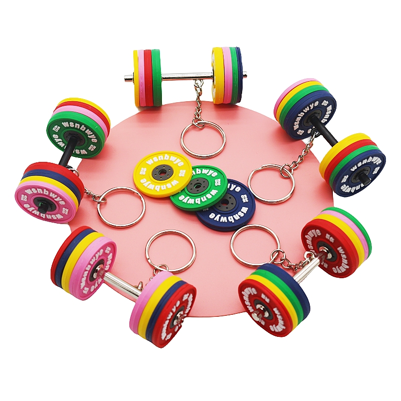 Wsnbwye Weight Plate Gift Anime Sublimation DIY Gym Wine Bell Metal 100 pound Weight Plate Keychain