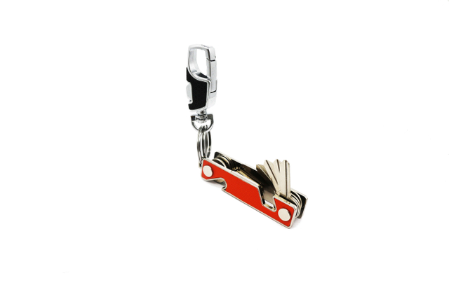 Smart Keychain Holder Compact Zinc Alloy Key Organizer