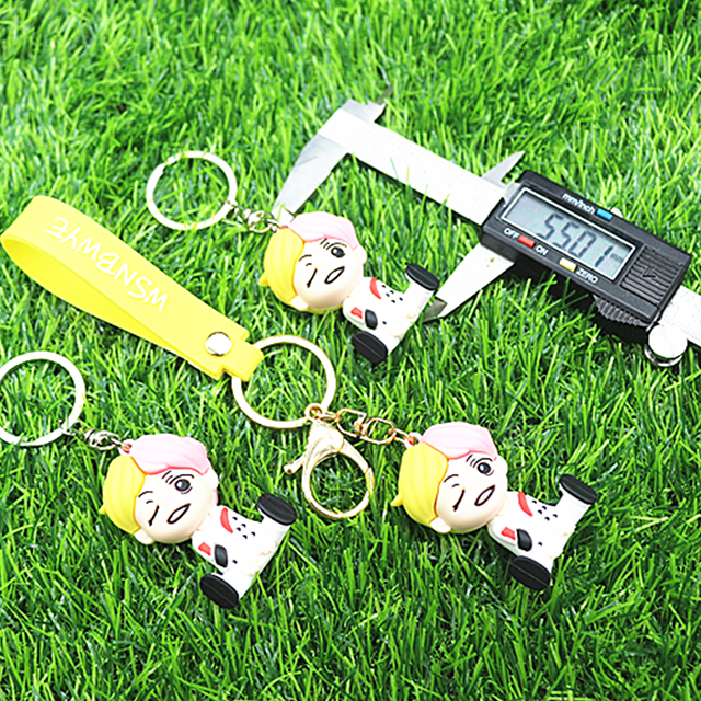 Pvc Kpop Doll Keychain Boy Keyring 3D Anime Character Keychain