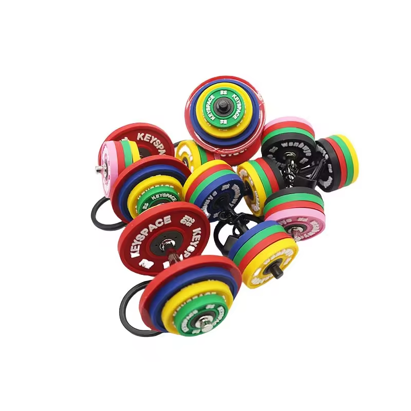 Wsnbwye Gift Anime 1 Pound Dumbbell Weights Fitness Gym Fitness Equipment Adjustable Dumbbell Bar Key Chain