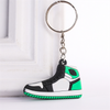 2D 3D Mini PVC Sneaker Key Chains Custom Key Chain Accessories Basketball Shoe Model Rubber Key Chains