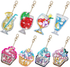 Double-sided Post Drill Owl Crystal Drill 5D Diamond Painting Keychain Kit Spot DIY Acrylic Keychain