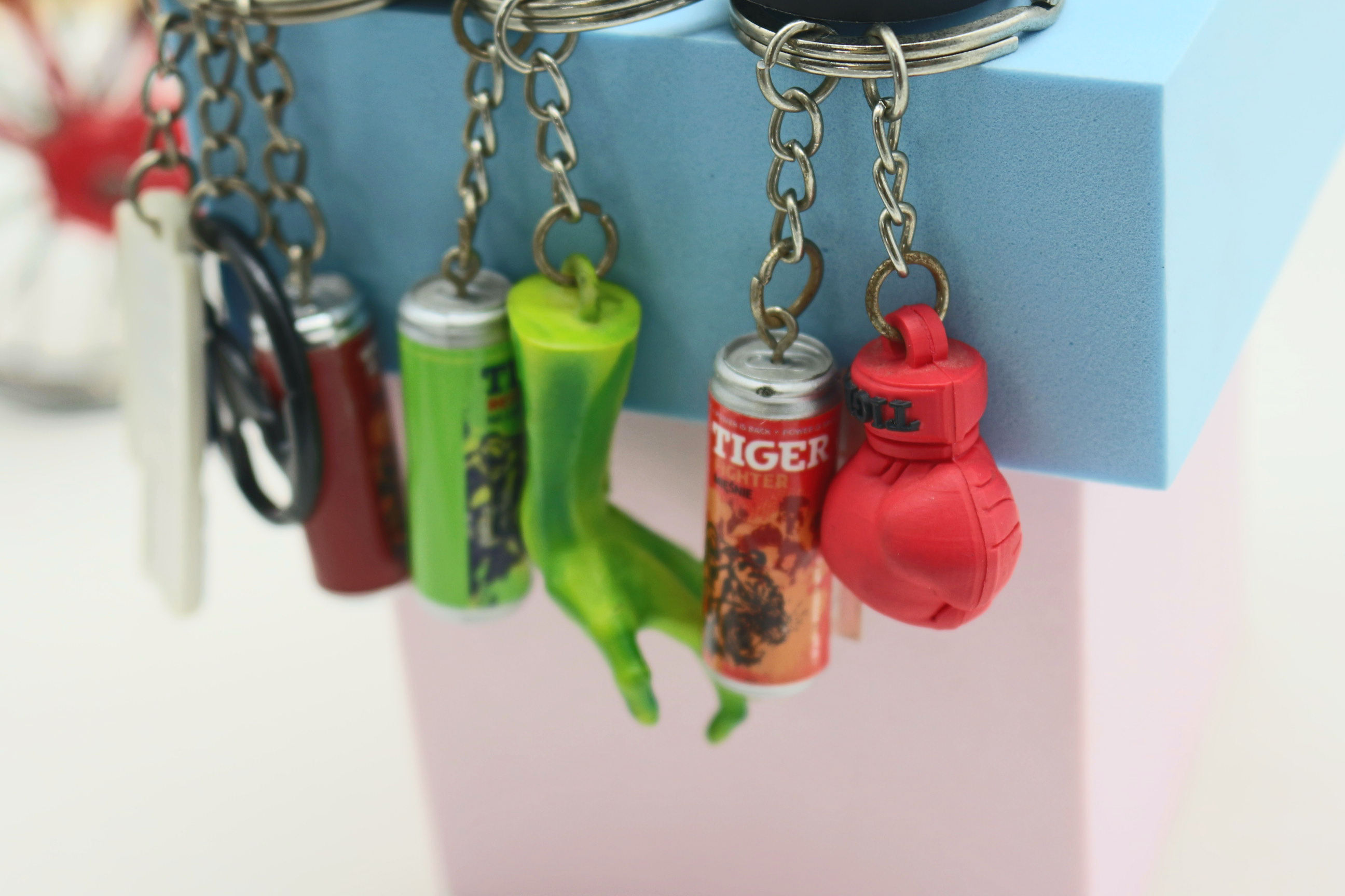 Devil Anime Peripheral Keychain Anti-Lost Key Accessories Custom Pattern Chain Key