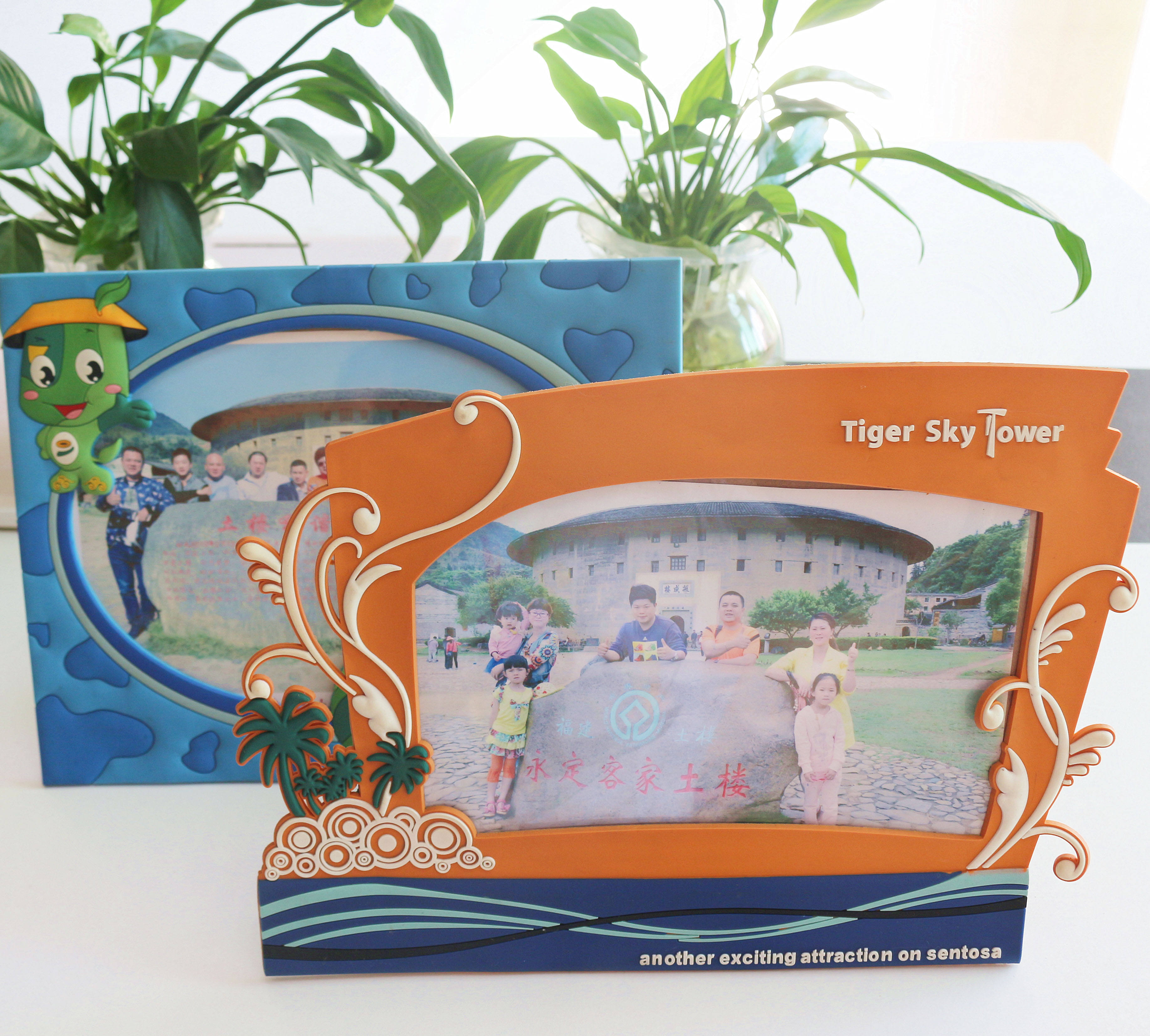 Wholesale custom PVC photo frame photo display desktop decoration