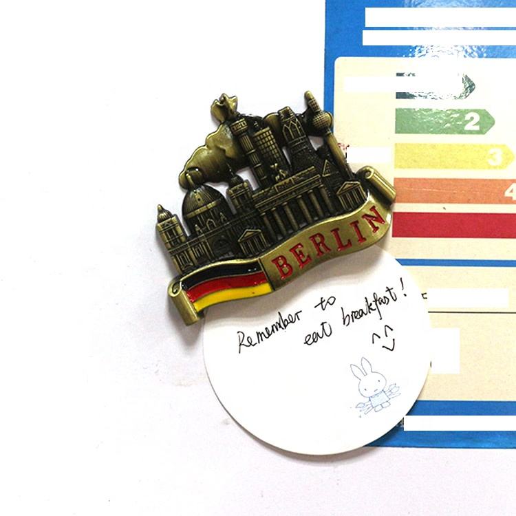 Factory Custom Personalised Sublimation Different Countries Souvenir World City Metal Fridge Magnet For Stickert