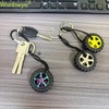 One Wheel Unicycle Electric Plastic Roller Wheel Mouse Heavy Duty Carts on Wheels Key Ring Wheel Tyre Keyring Rubber Steering Wheel Keychain