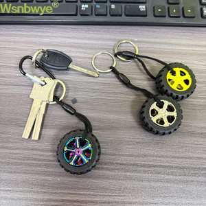 One Wheel Unicycle Electric Plastic Roller Wheel Mouse Heavy Duty Carts on Wheels Key Ring Wheel Tyre Keyring Rubber Steering Wheel Keychain