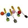3D mini racket keychain Llaveros carbon resin gift custom logo enamel paddle accessories shovel pickpocket keychain
