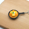 Kawaii Creative Realistic Customization Simulation Logo Food Model Cute Food Keychain Pendant Keyring Realistic Resin