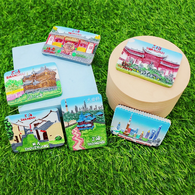 Wsnbwye promotion NFC refrigerator sticker travel personalized refrigerator sticker 3D magnetic strip suitable for refrigerator DIY refrigerator sticker