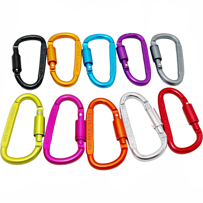 Business stainless steel spring buckle hook buckle keychain hook buckle pentachlorophenol mountaineering keychain
