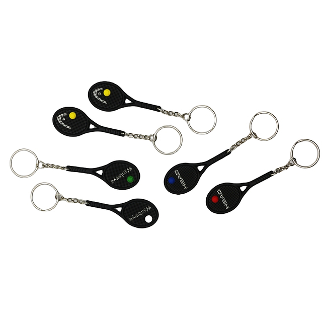 Wishnbwye Cute Rubber Paddle Ball Bull Ring Keychain Panoramic Gift Anime DIY Rubber Keychain