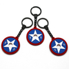 Wholesale High Quality Anti-lost Mini Barbell Piece Key Chains Key Rings Custom Logo