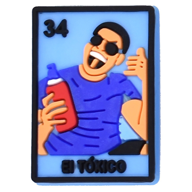 Mexican Rocker Pop Shoes Charms for Bubble Shoes