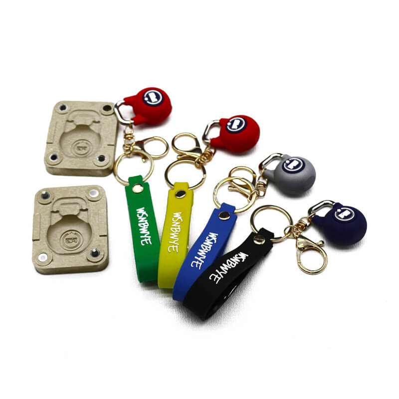 Gym Promotional Souvenir 3D Mini Kettlebell Model Keychain