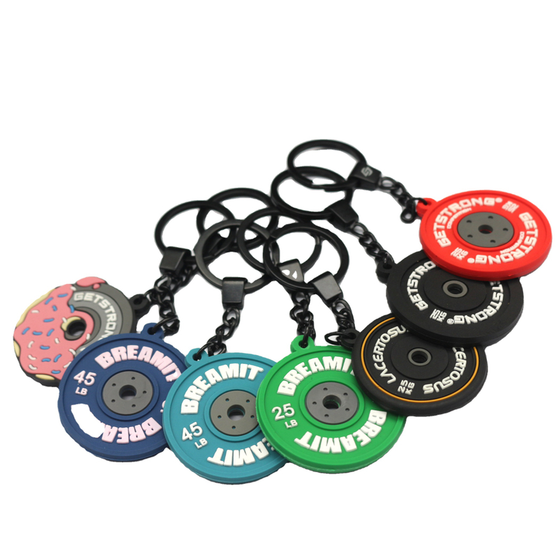 Club Member Gift Sports Kettlebell Keychains 3D