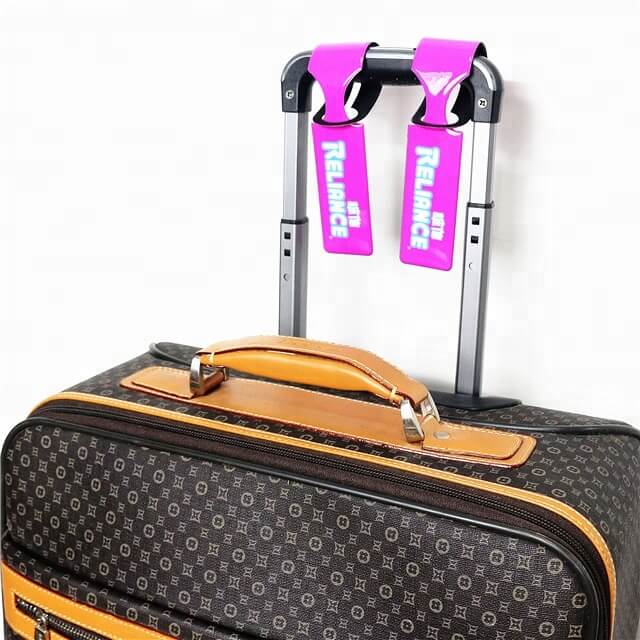 Custom Printed Logo Soft Plastic Pvc Travel Hanger Bag Luggage Name Tag