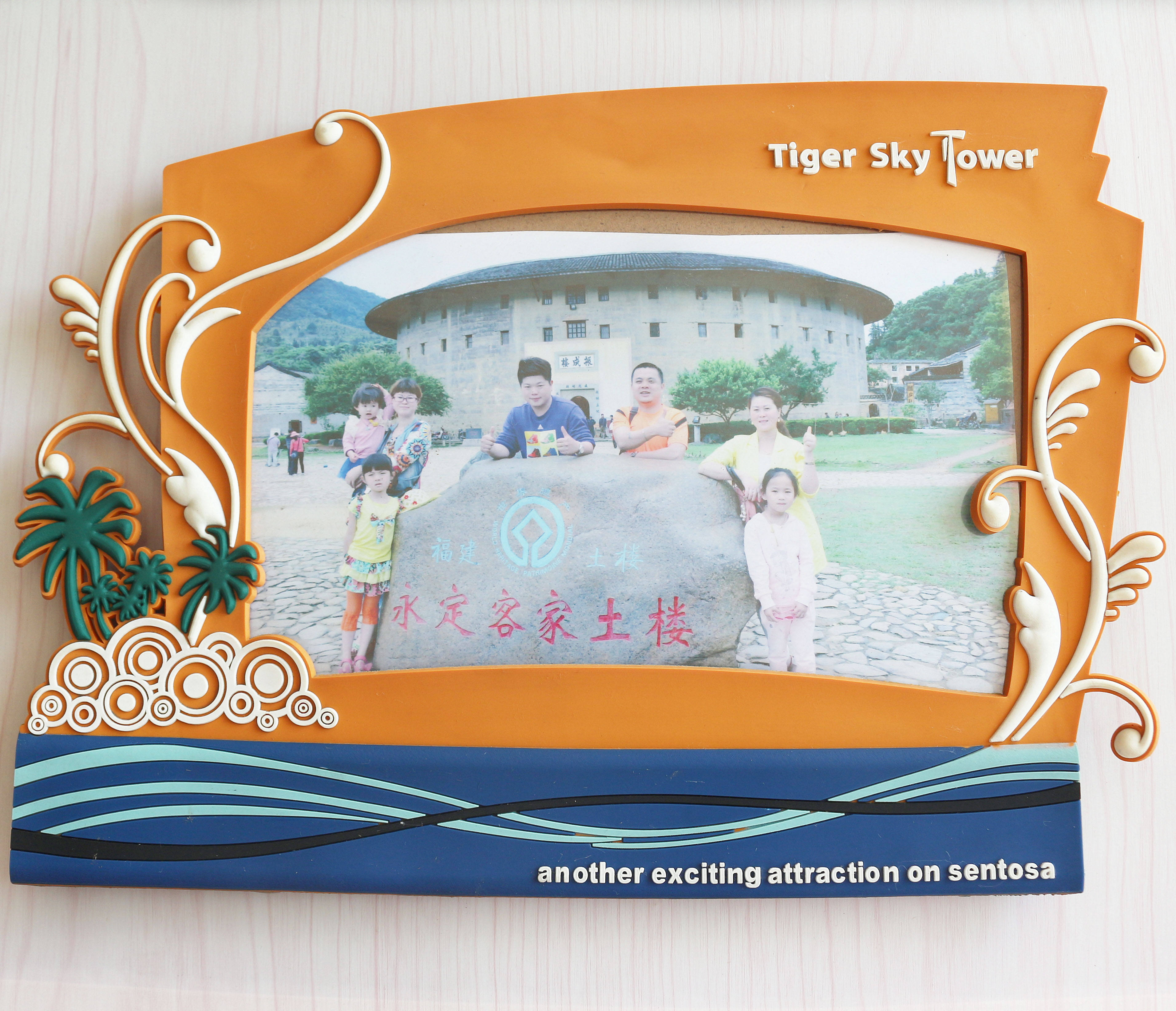 Wholesale custom PVC photo frame photo display desktop decoration