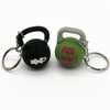3D Mini Kettlebell Model Keychain Airtag Barbell PVC Soft Key Chain