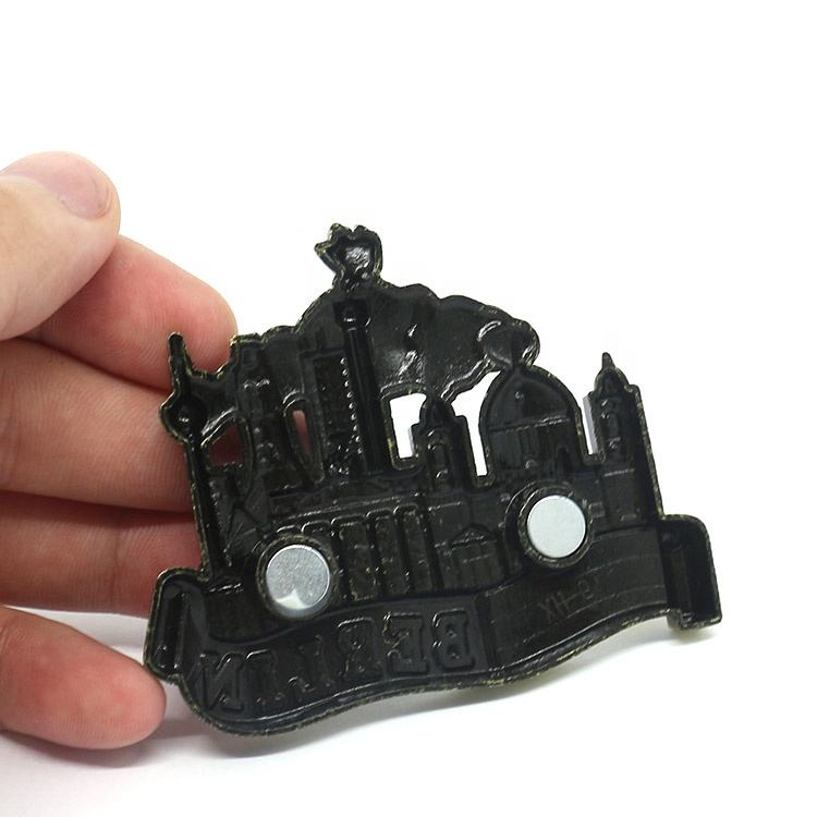 Factory Custom Personalised Sublimation Different Countries Souvenir World City Metal Fridge Magnet For Stickert