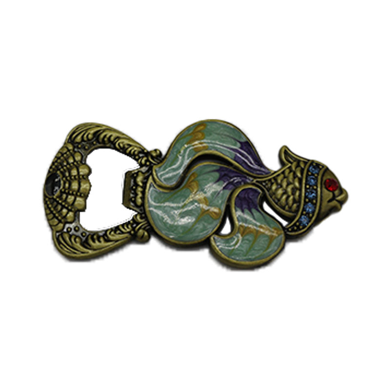 Wholesale No Minimum Custom Tourist Souvenirs Metal 3d Beer Opener Fridge Magnet