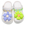 Summer Flower Series Croc Charm Vendor Anime Croc Charms Other Shoe Parts & Accessories
