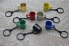 Hot Selling Top Quality Coffee 3d Metal Keychain Accessories Cup Keychain Tea Tools 3d Metal Key Ring