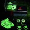Glowing In The Dark Mini Pvc 3d Rubber Keychain Sneakers Aj Shoes Keychains Rubber Luminous Llavero Soft Key Chain