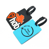 Custom Words Rectangle Soft PVC Custom Luggage Tag