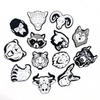 Black White Series Animal DIY Bubble Shoes Charms Crocs Lookalikes