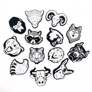 Black White Series Animal DIY Bubble Shoes Charms Crocs Lookalikes
