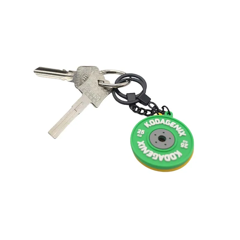 Wsnbwye 20kg Rectangular Weights Plates DIY Sublimation Anime 3D Llaveros CHAVEIRO 7 Hole Weight Plate Keychain