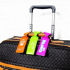 Custom Printed Logo Soft Plastic Pvc Travel Hanger Bag Luggage Name Tag