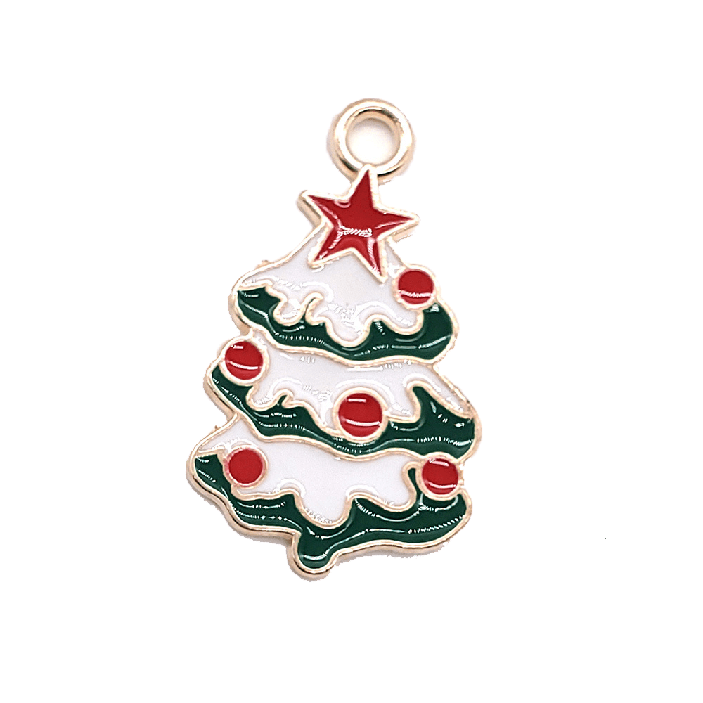Christmas Series Zinc Alloy Metal Shoes Charms