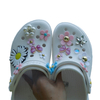 Floral Pattern Daisy Series Shoe Decoration Charms Crocs